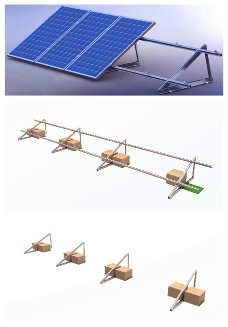 roof ballasted solar mounting systems