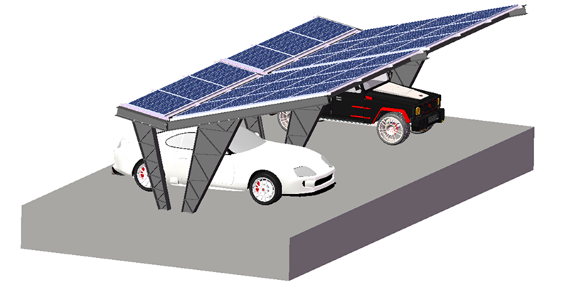 solar carport racking car parking