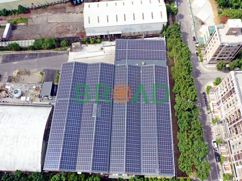 metal rooftop solar project