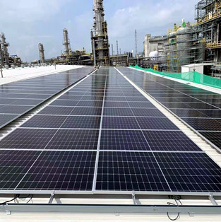 500KW مشاريع الطاقة الشمسية سقف القصدير في سنغافورة