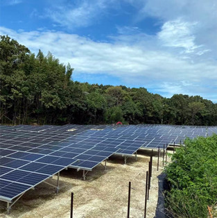 نظام تركيب الطاقة الشمسية اللولبي الأرضي في اليابان - 1.2 ميجا واط